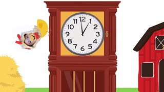 Hickory Dickory Dock at The Farm | Nursery Rhymes | Sia and Elias
