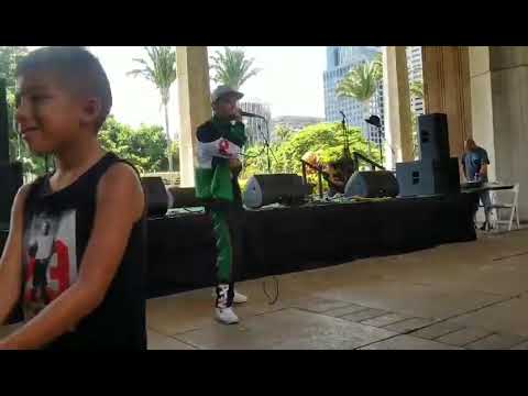 Jason Tom beatboxing at the 25th Hawaii Children And Youth Day | Hawaii State Capitol