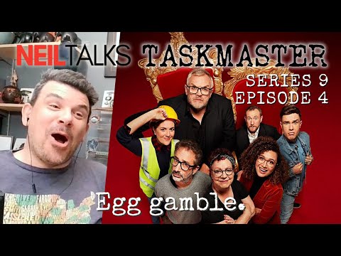 A Canadian finally watches Taskmaster Series 9 - Episode 4 Reaction (Life-sized board games!)
