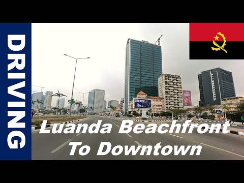 Driving - Angola - RAW - Downtown - Beachfront - Luanda - 4K
