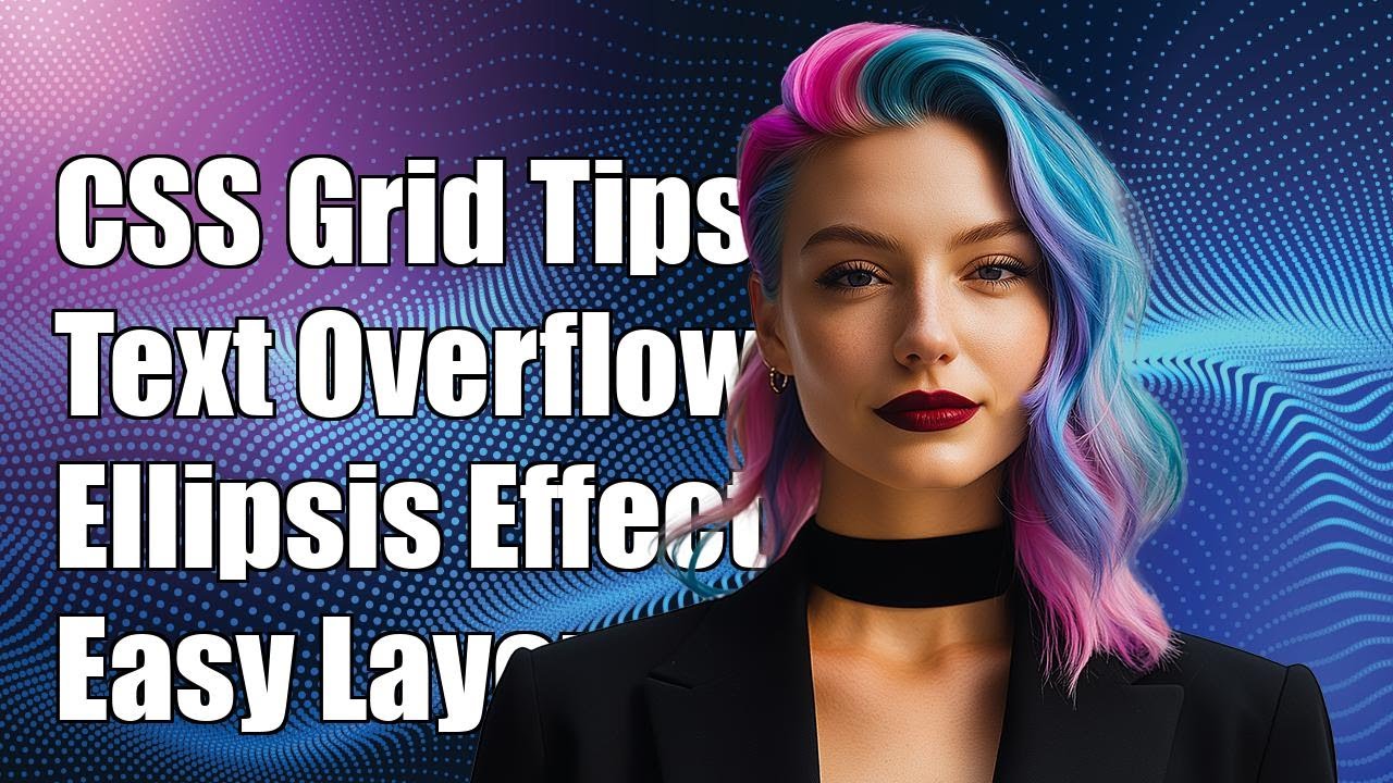 How to Use CSS Grid Layout for Text Overflow with Ellipsis Effect