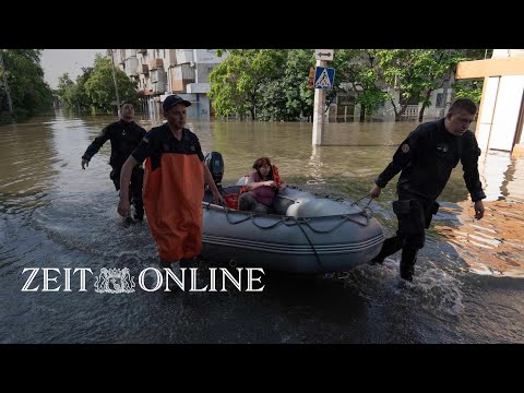 Zerstörung und Leid nach Dammbruch in der Ukraine