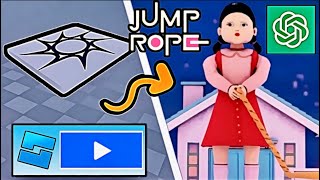 Asking AI to Make a JUMP-ROPE SQUID GAME in Roblox Studio!