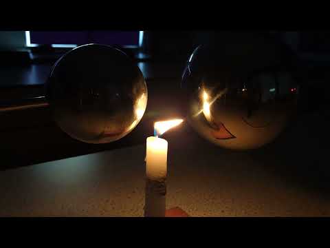 Christmas Candle in Electrical Field - Smoking and Sparking!