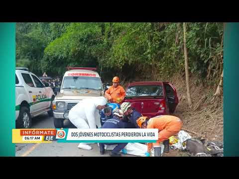 🏍️ Dos motociclistas murieron en vías de Caldas