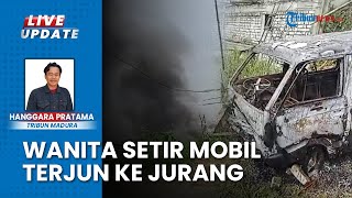 Mobil Carry Terjun ke Jurang 10 Meter di Sampang saat Hujan, Sopir dan Penumpang Selamat