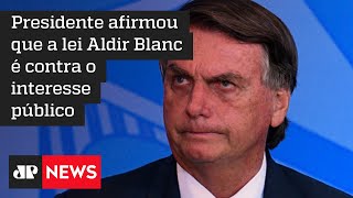 Bolsonaro veta lei Aldir Blanc, que destinaria R$ 3 bilhões por ano à cultura