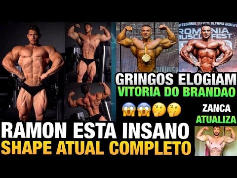 RAMON SHAPE ATUAL ( EVOLUÇÃO BRUTAL ) - BRANDÃO IMPRESSIONOU OS GRINGOS - ZANCA POSTA ATUALIZAÇÃO