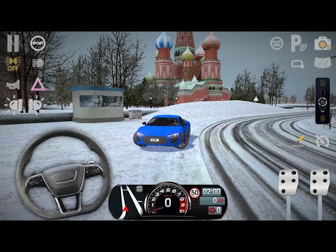 Driving School Sim 20 Audi R8 Gameplay | Moscow Russia #Audi #Russia #Moscow #gameplay