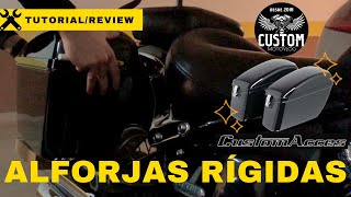 Cómo instalar alforjas/maletas rígidas en una MOTO CUSTOM: ¡Tutorial para hacer en casa!
