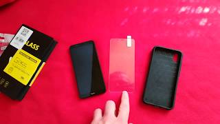 Protective cover and Glass for Xiaomi Redmi 7A Ochranný kryt a sklo pro smartphone