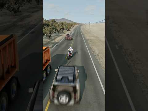 Realistic Highway Car Crashes #64
