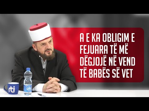 A e ka obligim e fejuara të më dëgjojë në vend të babës së vet? - SHKËPUTJE - Dr. Shefqet Krasniqi