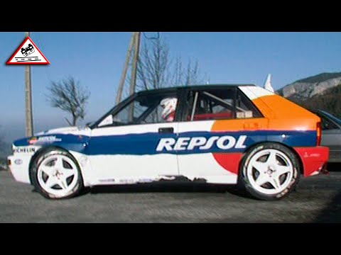 Test Pre Rallye Monte-Carlo 1993 Carlos Sainz Lancia Delta Integrale [Passats de canto] (Telesport)