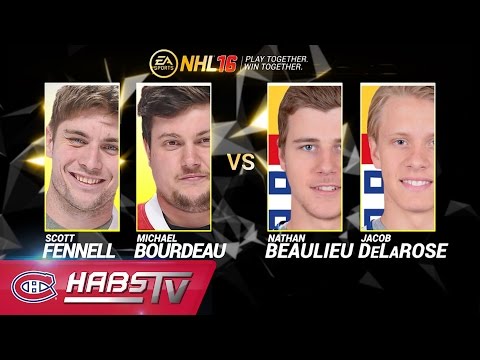 NHL 16: 2 fans vs. 2 Habs | FULL GAME (Gameplay only)