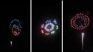 preview picture of video 'Japanese Creative fireworks 創作花火3社 雄物川花火大会2014'