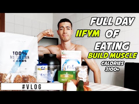 COSA MANGIO IN UN GIORNO DI MASSA - IIFYM Ipercalorica - BULKING Full Day of Eating | VLOG
