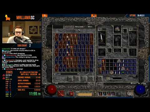 Diablo 2 - Hell Hardcore Assassin Any% Speedrun (09/20/2019)