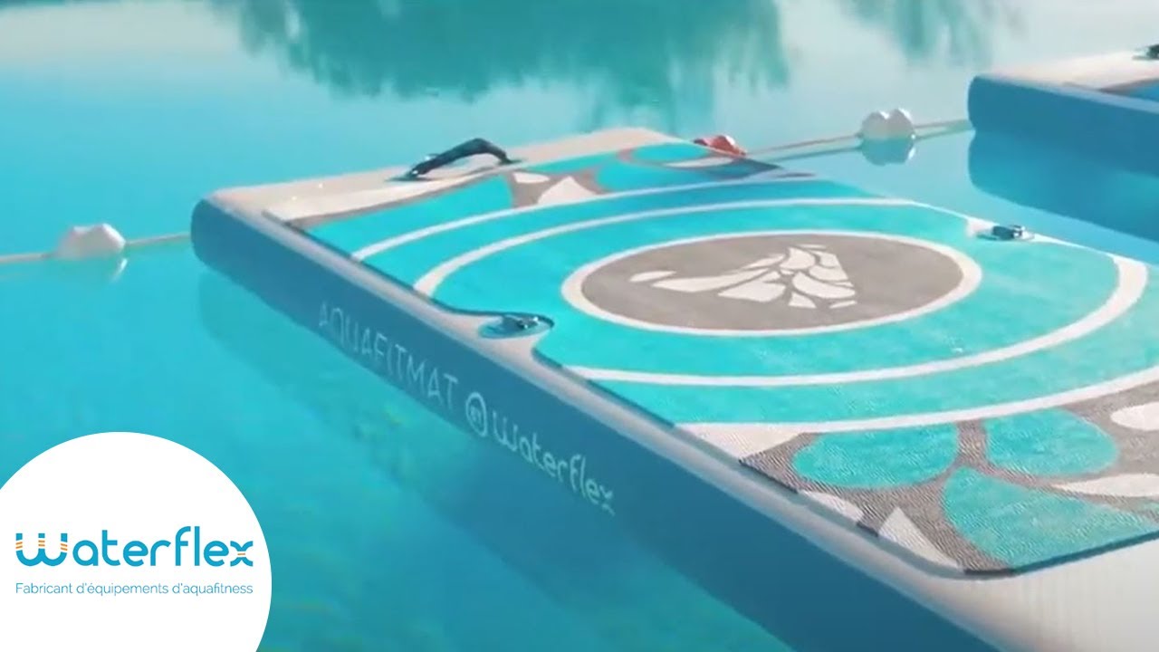Waterflex tapis flottant AquafitMat de piscine