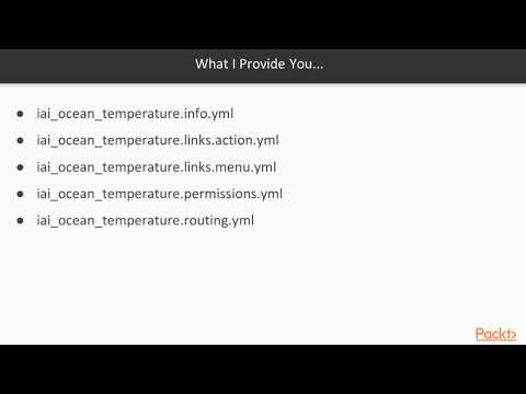Mastering Drupal 8 Development Creating the Ocean Temperature Data Entity| packtpub com
