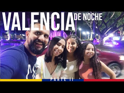 Asi esta VALENCIA Venezuela DE NOCHE - Redoma de Guaparo