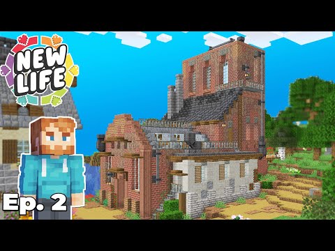 I Built My FIRST FACTORY on New Life SMP : Minecraft Survival (#2)