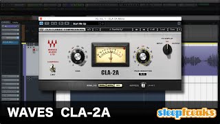 WAVES CLA-2Aの使い方 コンプレッサーとオートメーションの順序(Sleepfreaks DTMスクール)