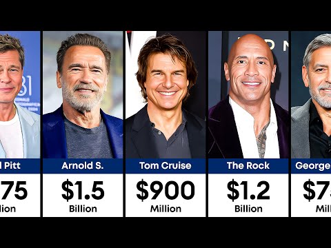 Top 100 Richest Actors in the World 2025