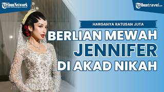 Bertabur Berlian Mewah Eksklusif, Penampilan Jennifer Coppen di Akad Nikah Curi Perhatian