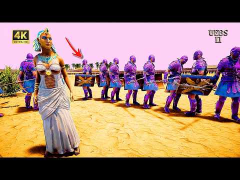 CAN THE ROMANS PROTECT CLEOPATRA FROM THE ZOMBIE HORDE? | UEBS 2 | ULTIMATE EPIC BATTLE SIMULATOR 2
