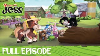 Guess With Jess - Who did I hear in the big hollow log?