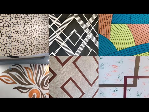7 wall painting design masking tape ideas || 3d royale play ...