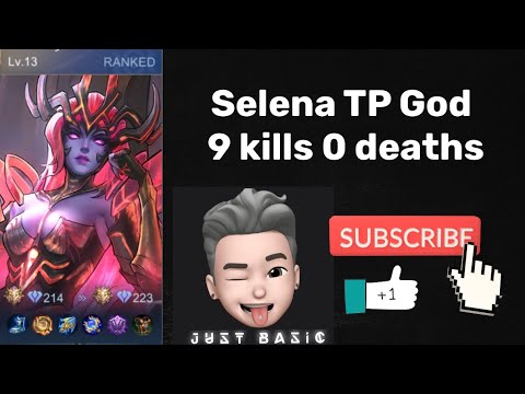 Mobile legends Selena Lady Vengeance New ABYSS Skin MVP Play! - Top Global Selena #mobilelegends