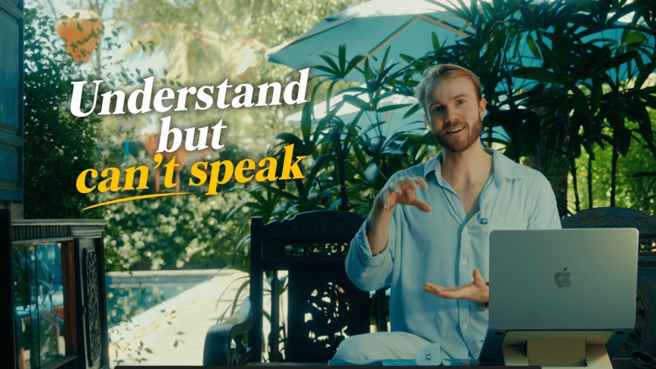 Understand English but can't speak it?