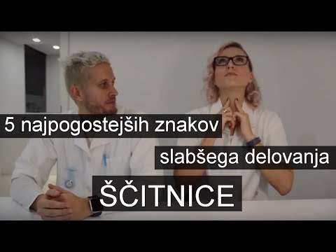 Ščitnica in najpogostejši znaki slabšega delovanja ščitnice. #mojlaboratorij