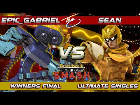 Boardwalk Smash #95 Top 8 -  Epic_Gabriel (R.O.B) Vs. Sean (Captain Falcon) Smash Bros Ultimate SSBU