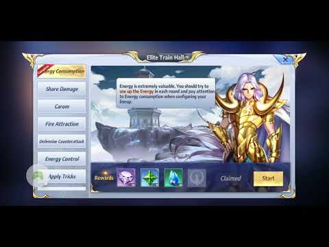 Saint Seiya awakening - Elite Hall guide 1 energy consumption
