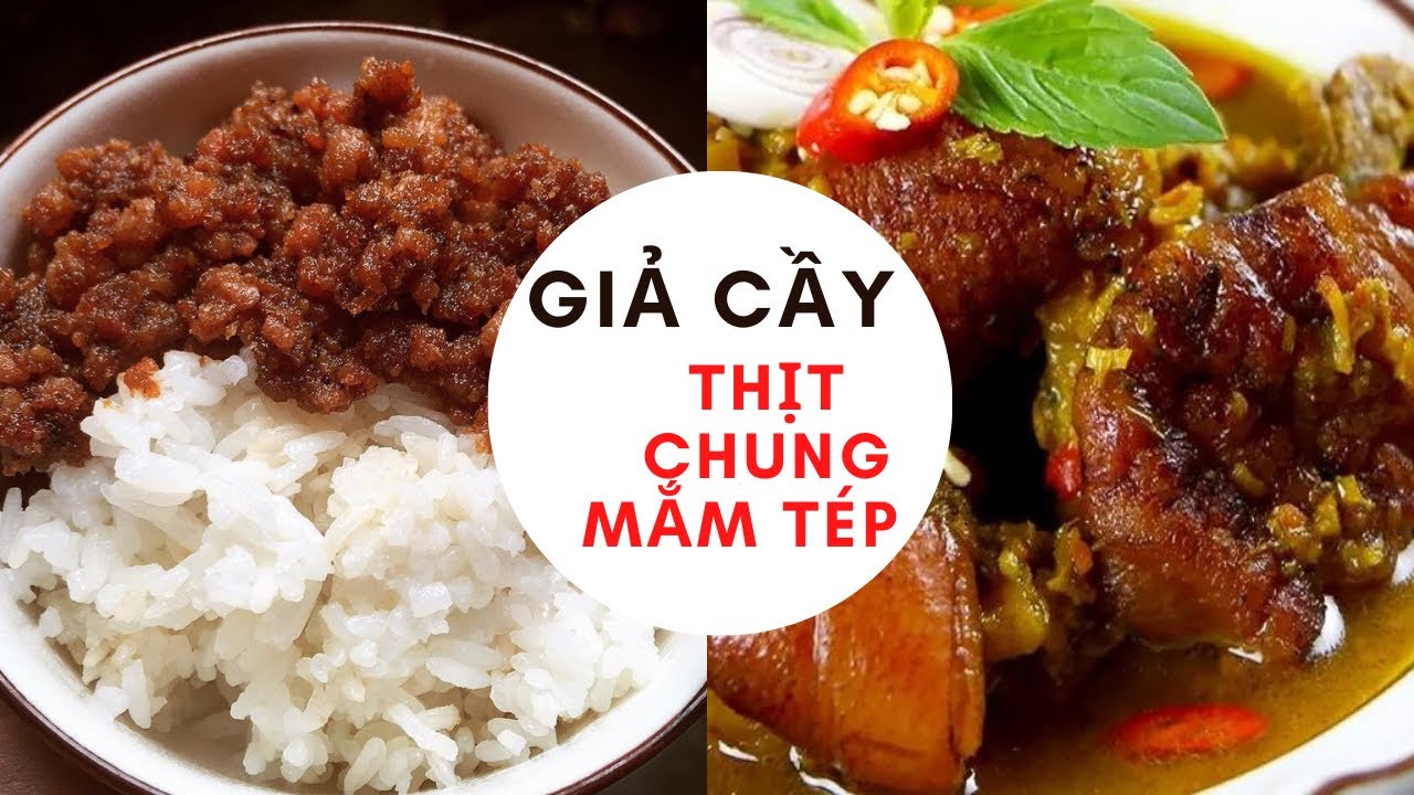 Cách Nấu Mắm Tép Chưng Thịt