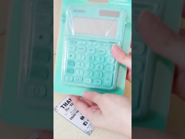 Vídeo relacionado con Casio MS-20UC-GN - Calculadora, 2.3 x 10.5 x 14.95 cm, color verde