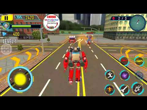 Drone Robot Car transformation action shooting game || #Shorts