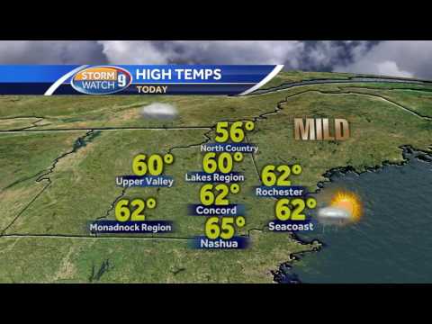 Watch:  Mild, wet start to March