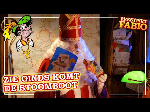 Zie ginds komt de stoomboot - Sinterklaasliedje Feestpiet Fabio
