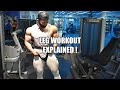 LEG workout Tips explained | Kaitlog