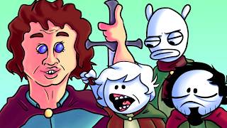 Oney Plays LORD OF THE RINGS DOS GAME with FRIENDS