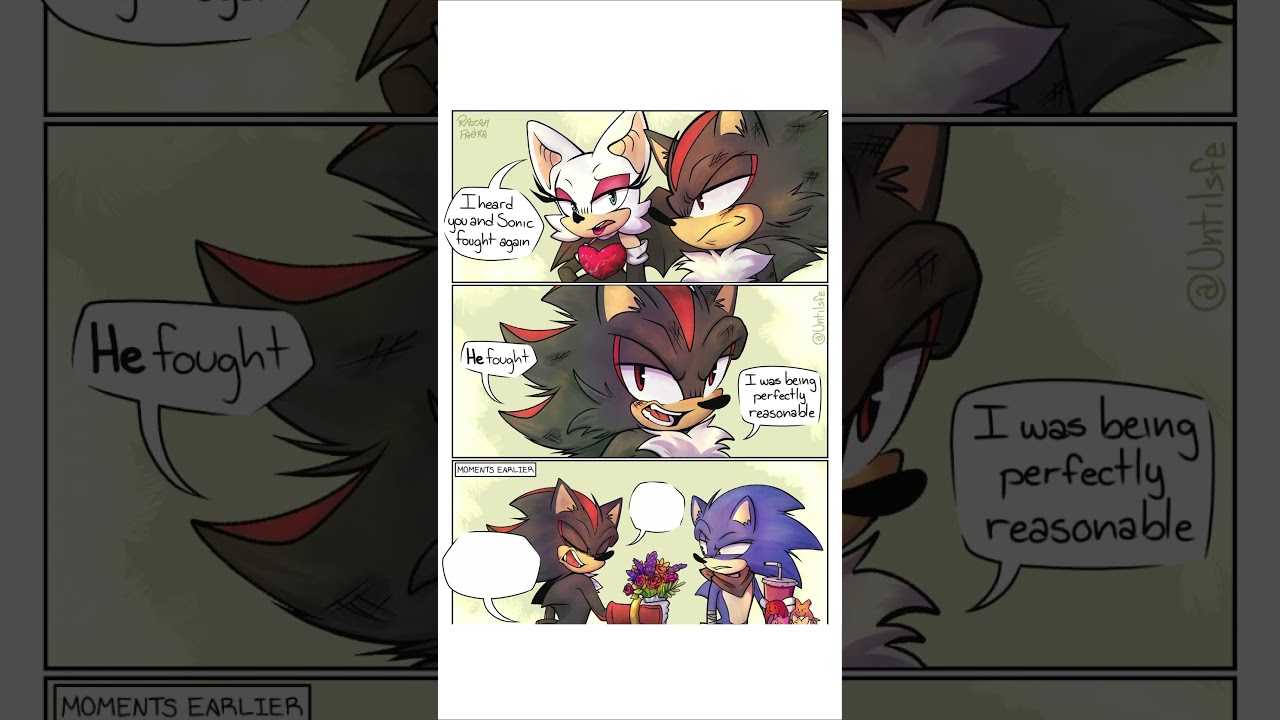 Unlikely Couple Short | Sonic Comic Dub | Sky Comic