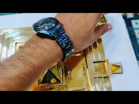 Brass yellow panchdhatu vaastu purush yantra, size: 9 inches