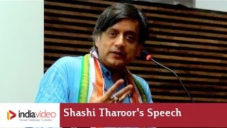 Shashi Tharoor's Speech 
