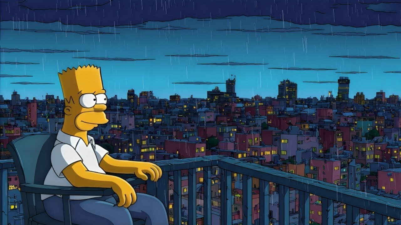 Stop Overthinking - Lofi Rain - Lofi hip hop mix ~ Stress Relief Relaxing Music