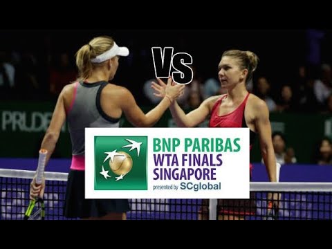 Wozniacki vs Halep ● 2017 Singapore (RR) Highlights