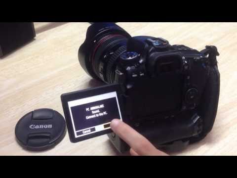 Connecting Canon EOS 70D DSLR to Facebook .